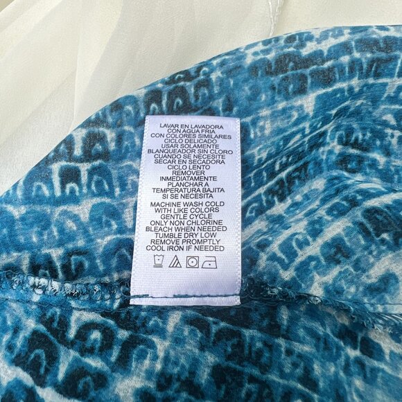 Derek Lam Women's M Blue Sleeveless Maxi Dress - Picture 7 of 8